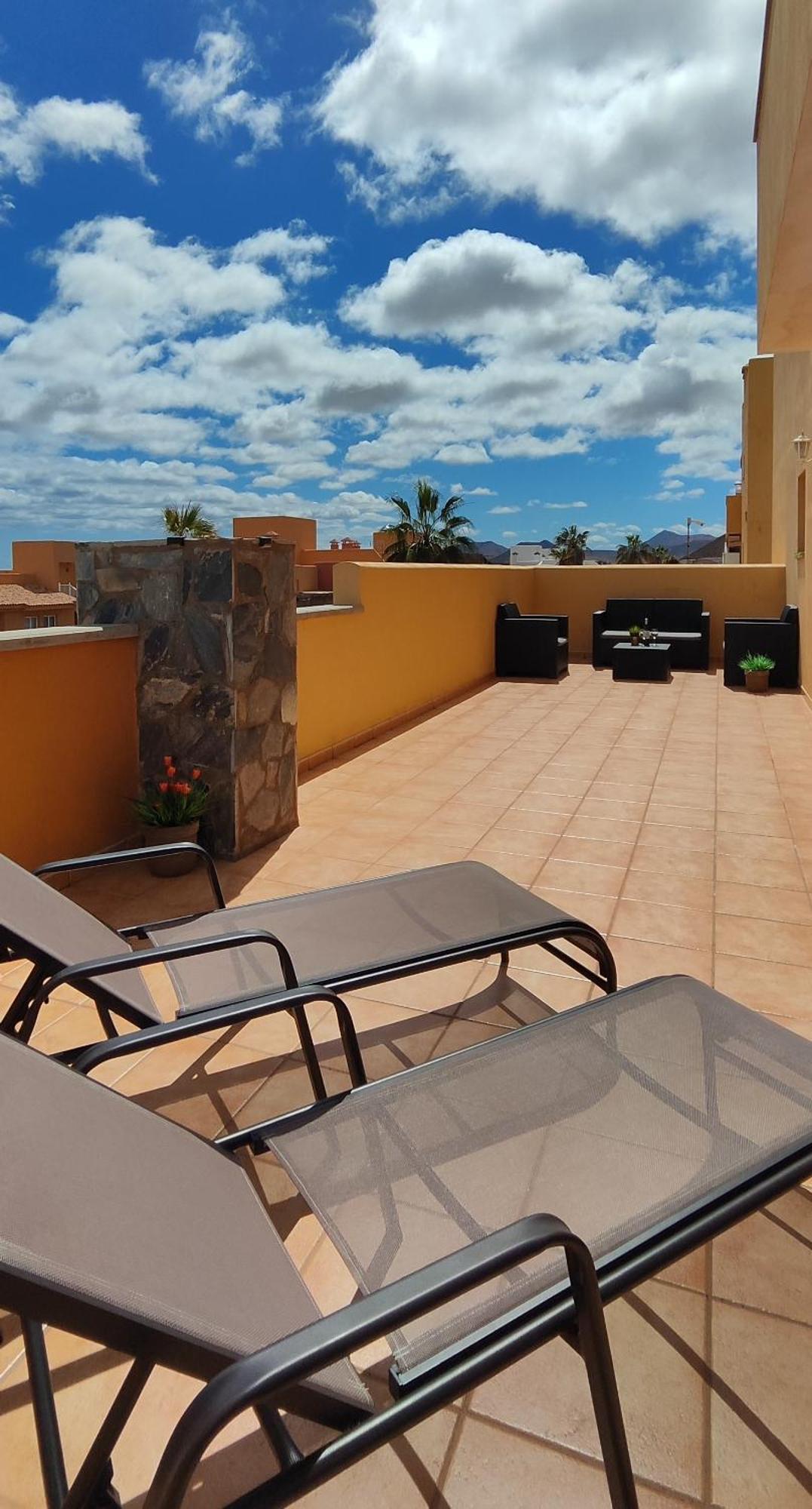 Tres Islas Apartment - 70 M2 Private Terrace Corralejo Bagian luar foto