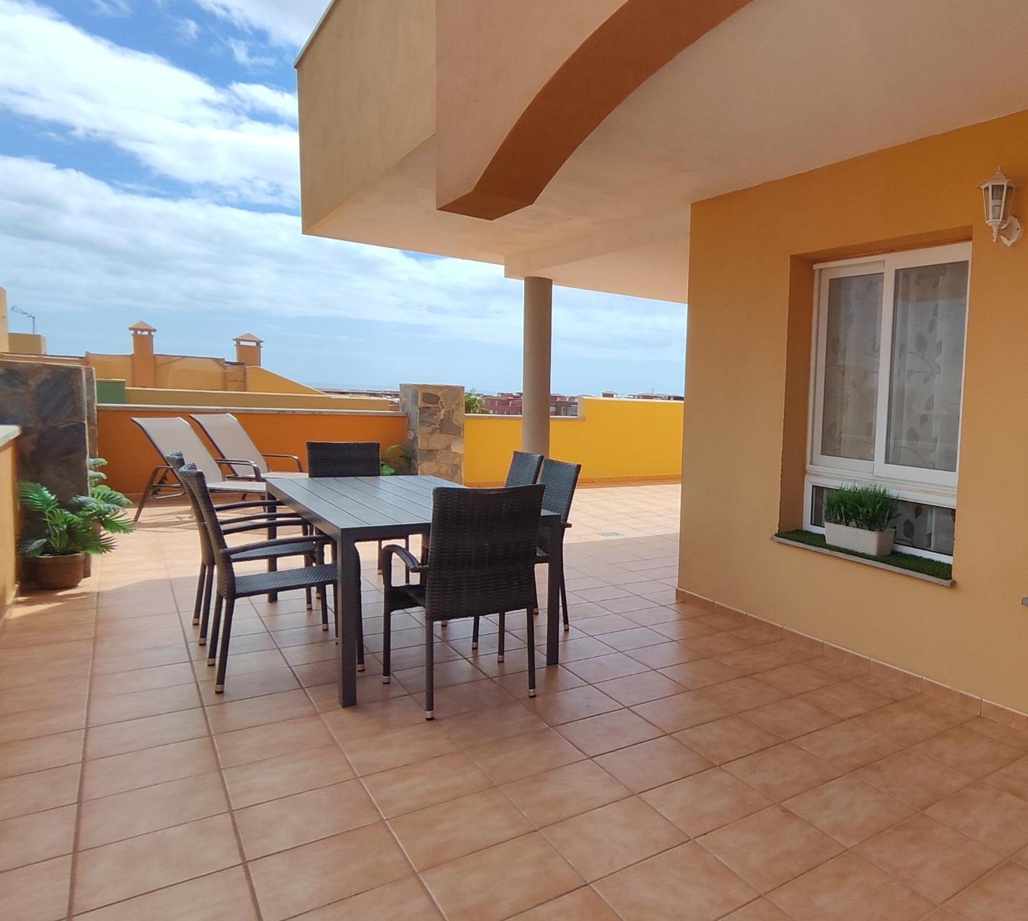 Tres Islas Apartment - 70 M2 Private Terrace Corralejo Bagian luar foto